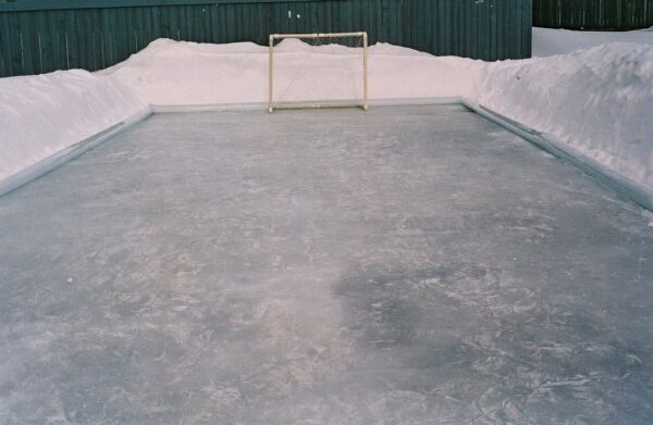 Backyard ice rink